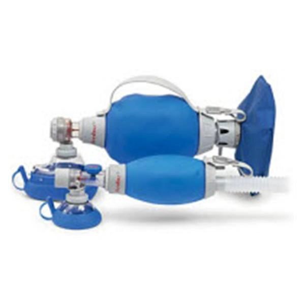 Resuscitator Face Mask Mark IV Adult Reusable With Reservoir Bag/Silicone Face Mask/Splash Guard Each , Ambu 304006000