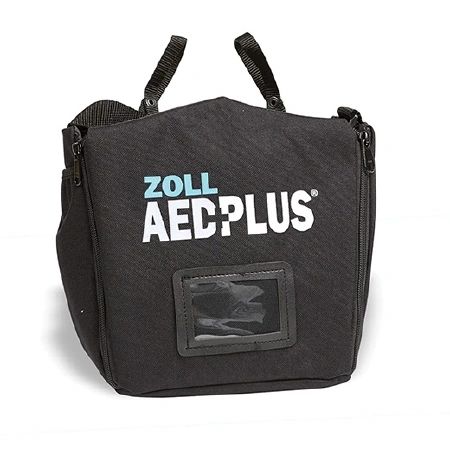 Soft Carry Case AED Plus Black Fabric with Handles Zoll AED Plus , Zoll Medical 8000-0802-01