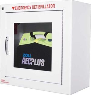 Metal Wall Cabinet with Alarm For AED Plus (091223) , Zoll Medical 8000-0855