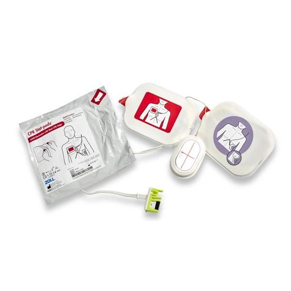 Electrode CPR Stat-Padz High Viscosity Polymer Gel Adult White Disposable Each , Zoll Medical 8900-0402