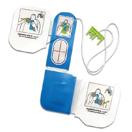 CPR-D-padz Training Electrodes, For Use with AED Plus Trainer Only, Includes (1) pr of Disposable Adhesive Gels , Zoll Medical 8900-0804-01