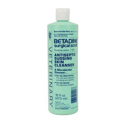 Betadine Surgical Scrub 16 oz , Veterinary ,Emerson BVET16