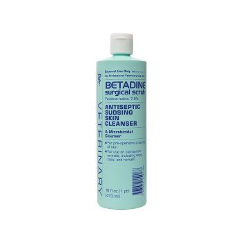 Betadine Surgical Scrub, 16oz , Veterinary ,Purdue Fredrick 154-16