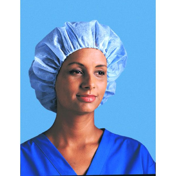 Spunbonded Bouffant Kool-Caps White, 100/Pkg , Busse 327