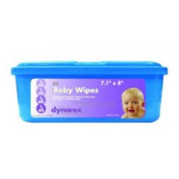 Baby Wipes Blue Light Scent Alcohol Free 960/Case , Dynarex 1312