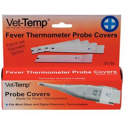 Vet-Temp Fever Thermometer Probe Covers 50/Box , DT-50