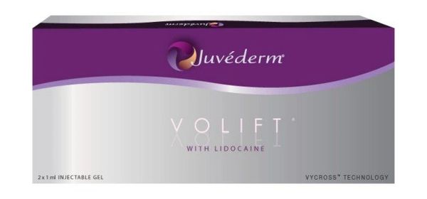 JUVEDERM® VOLIFT WITH LIDOCAINE , Cosmetic Dermal Filler, 2x1ml Pre-Filled Syringes