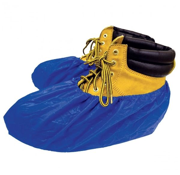 Waterproof Shoe Cover, Blue , 80/Box , Shubee