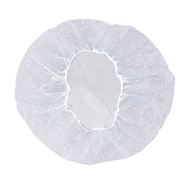 Nylon Honeycomb Hairnet 20", White , Latex Free , 100/Pack , UL S-15371W