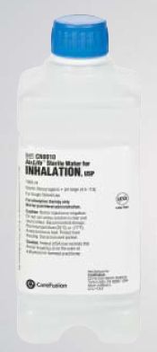 AirLife® Respiratory Therapy Solution Sterile Water Inhalation Solution Bottle 1000 mL , 12/Case , Carefusion CN0010