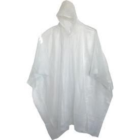 Disposable Poncho Clear , 120/Case , UL S-15898C