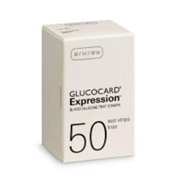 Glucocard Expression Blood Glucose Test Strips For DME 50 Count 50/Box , Arkray 570050