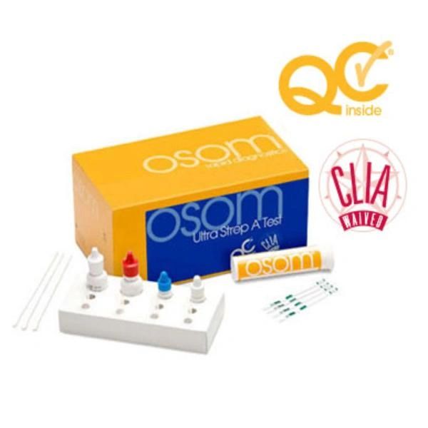 OSOM Ultra Strep A Dipstick Test Kit CLIA Waived , 25/Box , Genzyme - 147