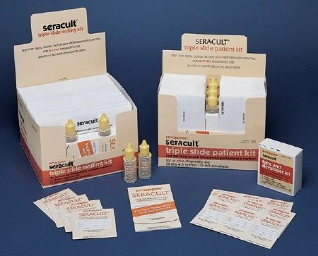Rapid Test Kit Seracult Plus Colorectal Cancer Screening Fecal Occult Blood Test (FOBT) Stool Sample 100 Tests , Propper 37400100