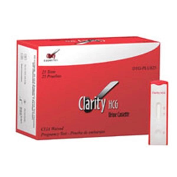 Clarity hCG Urine Test Cassette CLIA Waived 25/Box , Clarity DTG-PLUS25