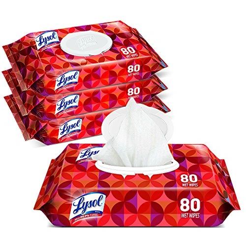 Lysol Handi-Pack Disinfecting Wipes,80/Pack , Lysol Tropical Scent