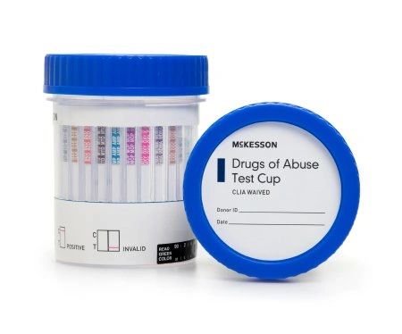 Drugs of Abuse Test 12-Drug Panel with Adulterants AMP, BAR, BZO, COC, mAMP/MET, MDMA, MOP300, MTD, OXY, PCP, TCA, THC (OX, pH, SG) Urine Sample 25 Tests , MC 16-5125A3