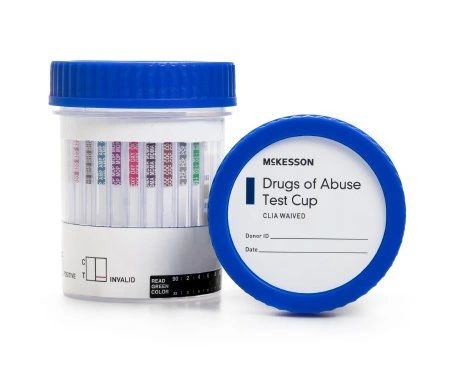 Drugs of Abuse Test 14-Drug Panel with Adulterants AMP, BAR, BUP, BZO, COC, mAMP/MET, MDMA, MOP300, MTD, OXY, PCP, PPX, TCA, THC (OX, pH, SG) Urine Sample 25 Tests , MC 16-1145A3