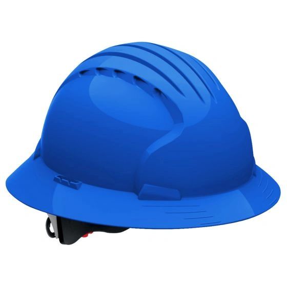 Download Deluxe Full Brim Hard Hat Color Blue Vented , 10/Pack ...