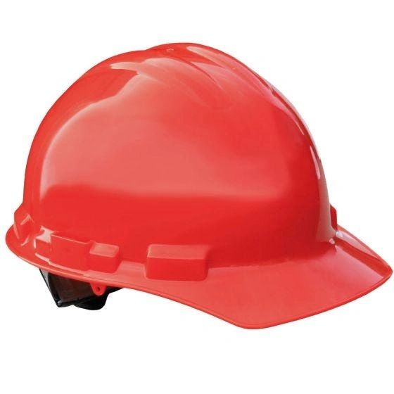 Radians Granite Cap Style 6-Point Ratchet Suspension Hard Hat Red , 10/Pack , Safety RAD-GHR6-RD