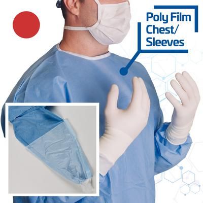 AHS Sterile Field Max Protection Gowns Small , Each , AHS 5-016