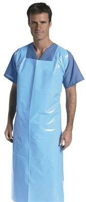 Polyethylene Aprons Blue , 100/Pack , UL-S-10485BLU