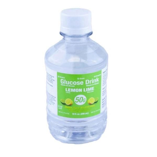 Glucose Tolerance Beverage Lemon Lime 50gm 6/Package, 4 PK/Case , Azer 10-LL-050