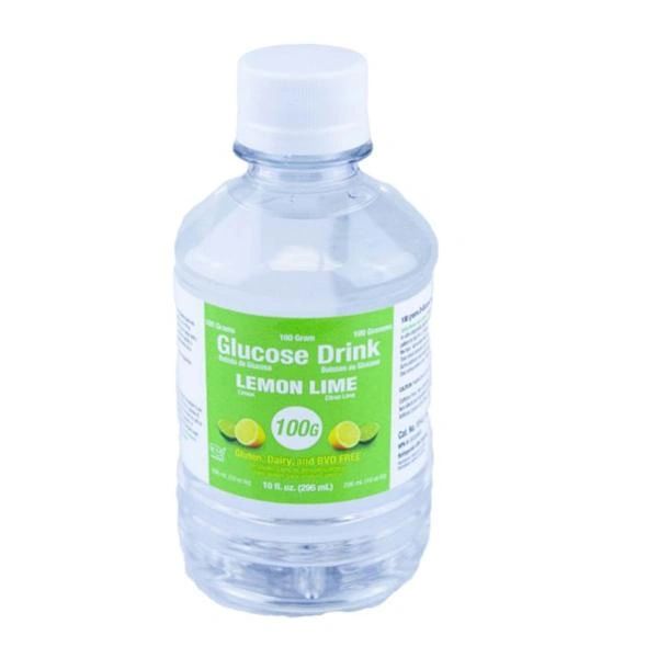 Glucose Tolerance Beverage Lemon Lime 100gm 6/Package, 4 PK/Case , Azer 10-LL-100