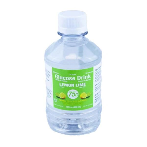 Glucose Tolerance Beverage Lemon Lime 75gm 6/Package, 4 PK/Case , Azer 10-LL-075