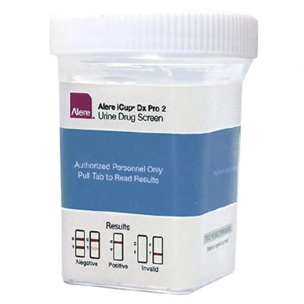 iCup DX Pro 2 DOA Drugs of Abuse Test CLIA Waived With Adulterants 10 Panel 10-Drug Panel Urine 25/Box , Alere I-DXP-2107-01