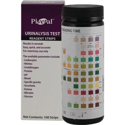 Pivetal Urinalysis Test Reagent Strips 100/Pkg , PIVETAL 21295395