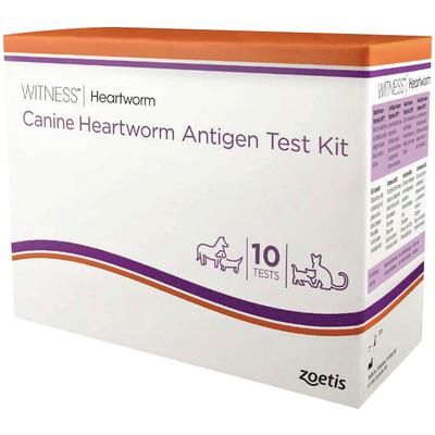 Witness Heartworm Test Kit 10 Tests/Kit , ZOETIS 10014360