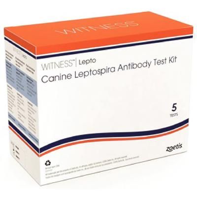 Witness Lepto Antibody Test Kit 5 Tests/Pkg , ZOETIS 10015272