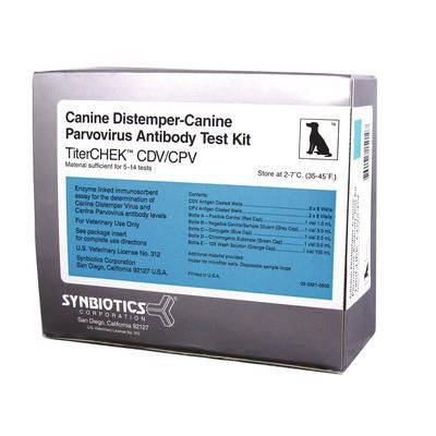 TiterCHEK CDV/CPV Test Kit 32 Wells/Kit , ZOETIS 10006102