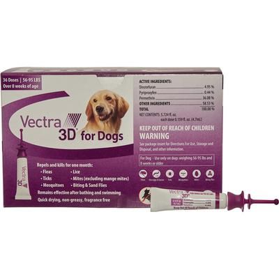 Vectra 3D for Dogs and Puppies 36 Dose Hospital Pack, CEVA D73830E