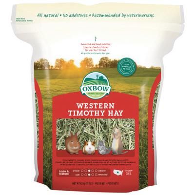 Western Timothy Hay 15 oz Bag (12/Case) , OXBOW 101-105-0150