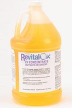 Enzymatic Instrument Detergent , Revital-Ox Liquid Concentrate 4 Liter Container Floral Scent , 4/Case , Steris 2D99AW