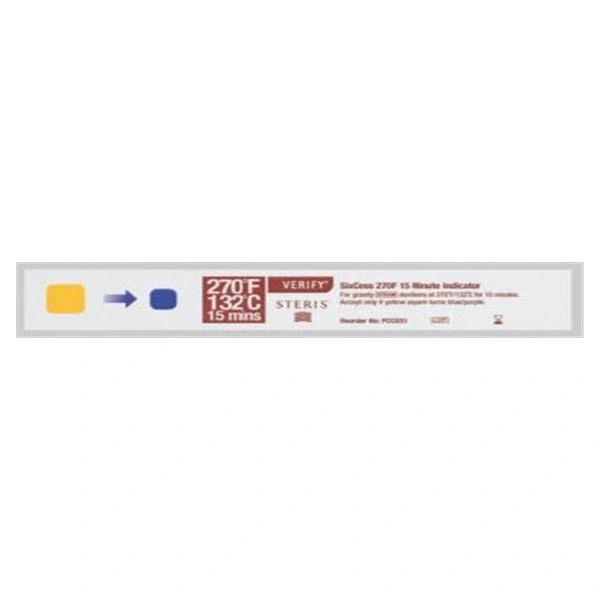 Verify SixCess Indicator Strip Latex Free 100/Box , Steris PCC031