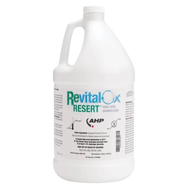 Disinfectant Solution RevitalOx Resert 21 Day 4 Liter Each , Ste