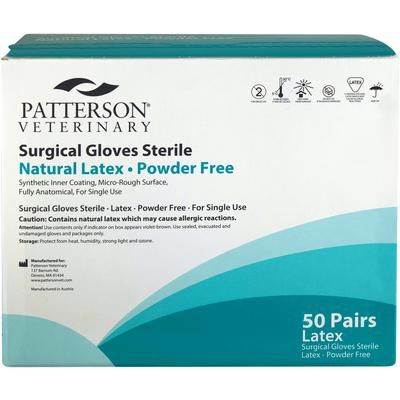 PF Latex Sterile Surgical Gloves Size 9.0 , 50/Box , Patterson 21289830