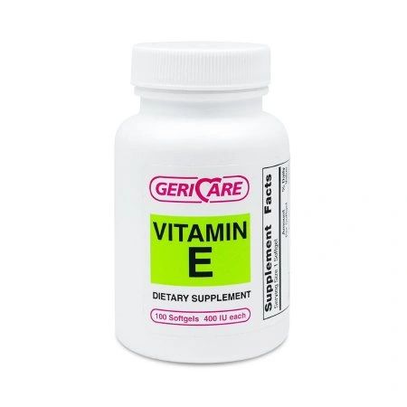 Vitamin E Supplement Geri-Care , 400 IU Strength Softgel 100 per Bottle , MC 752-01-GCP