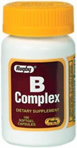 B Complex Vitamin Supplement Vitamin B 60 mg - 60 mg - 5 mg Strength Softgel 100 per Bottle , Major 00536478701