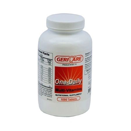 Multivitamin Supplement Geri-Care Tablet 1000 per Bottle , MC 501-10-GCP