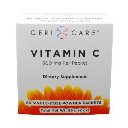 Vitamin C Supplement Geri-Care Ascorbic Acid 500 mg Strength Oral Powder 80 per Box , MC 839-08