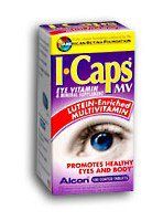 Multivitamin Supplement ICaps MV Ascorbic Acid / Vitamin D 200 IU - 256 mg Strength Tablet 100 per Bottle , Alcon 00065804083