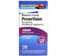 Multivitamin Supplement PreserVision Vitamin A / Vitamin E / Ascorbic Acid 14320 IU - 200 IU - 226 mg Strength Softgel 60 per Box , Bausch & Lomb 32420853210