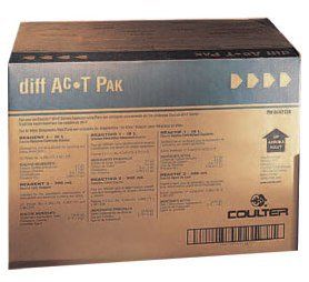 Reagent Coulter diff Ac.T Pak Buffered Diluent and Lytic Agent For Coulter ACT diff, ACT diff 2 Hematology Analyzers 1 X 15 Liter , Beckman Coulter 8547134