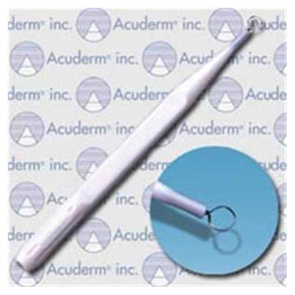 Curette Dermal 5mm 5mm Loop Tip Stainless Steel Sterile Disposable 50/Box , Acuderm R0550