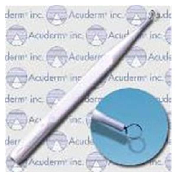 Curette Dermal 7mm 7mm Loop Tip Stainless Steel Sterile Disposable 50/Box , Acuderm R0750