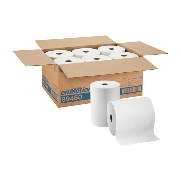 enMotion Towel Roll Paper 10 in x 800 Feet White Refill 6Rl/Case , Georgia Pacific 89460